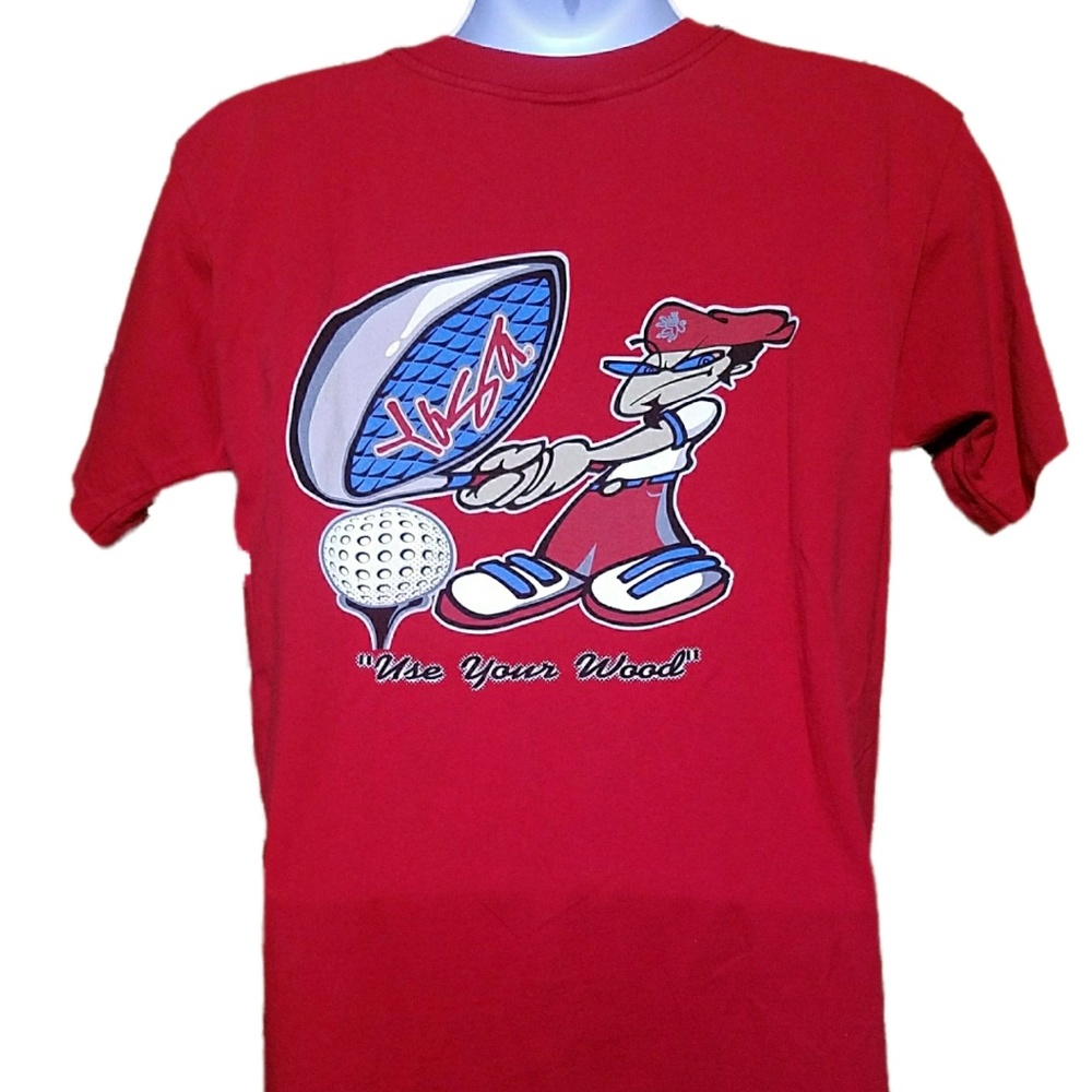 Vintage 90's Yasa T-Shirt "Use Your Wood" Golf